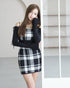 String core mini dress